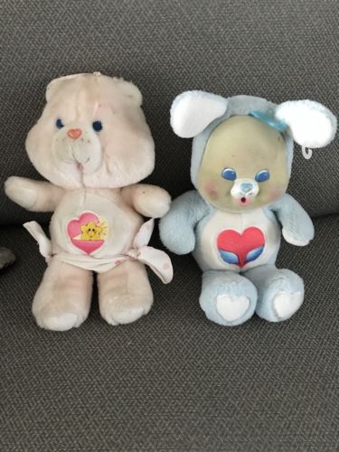 Vintage Care Bears Swiftheart And Baby Hugs