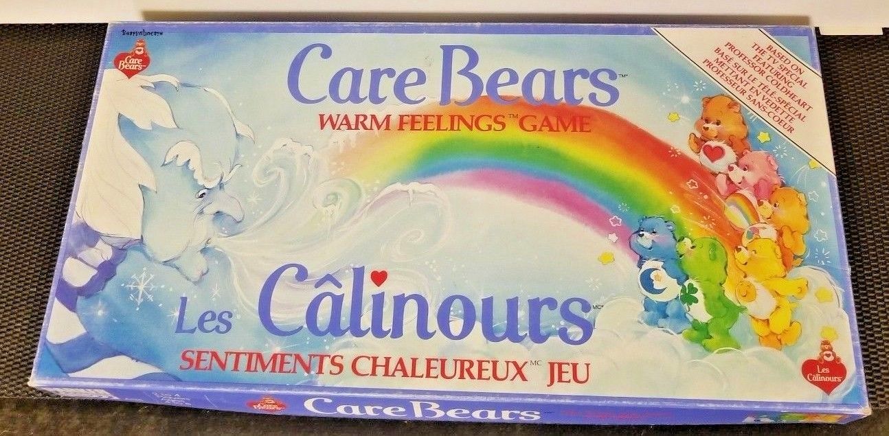 Care Bears Warm Feelings Game 1984 Vintage Parker Brothers Les Calinours