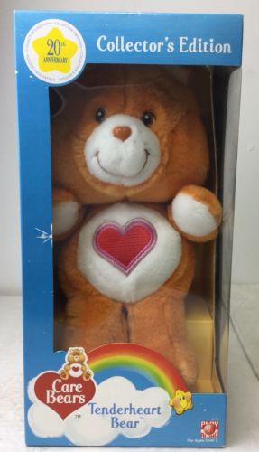CareBears Tenderheart Bear  20th Anniversary Collector’s Edition 12in. New 