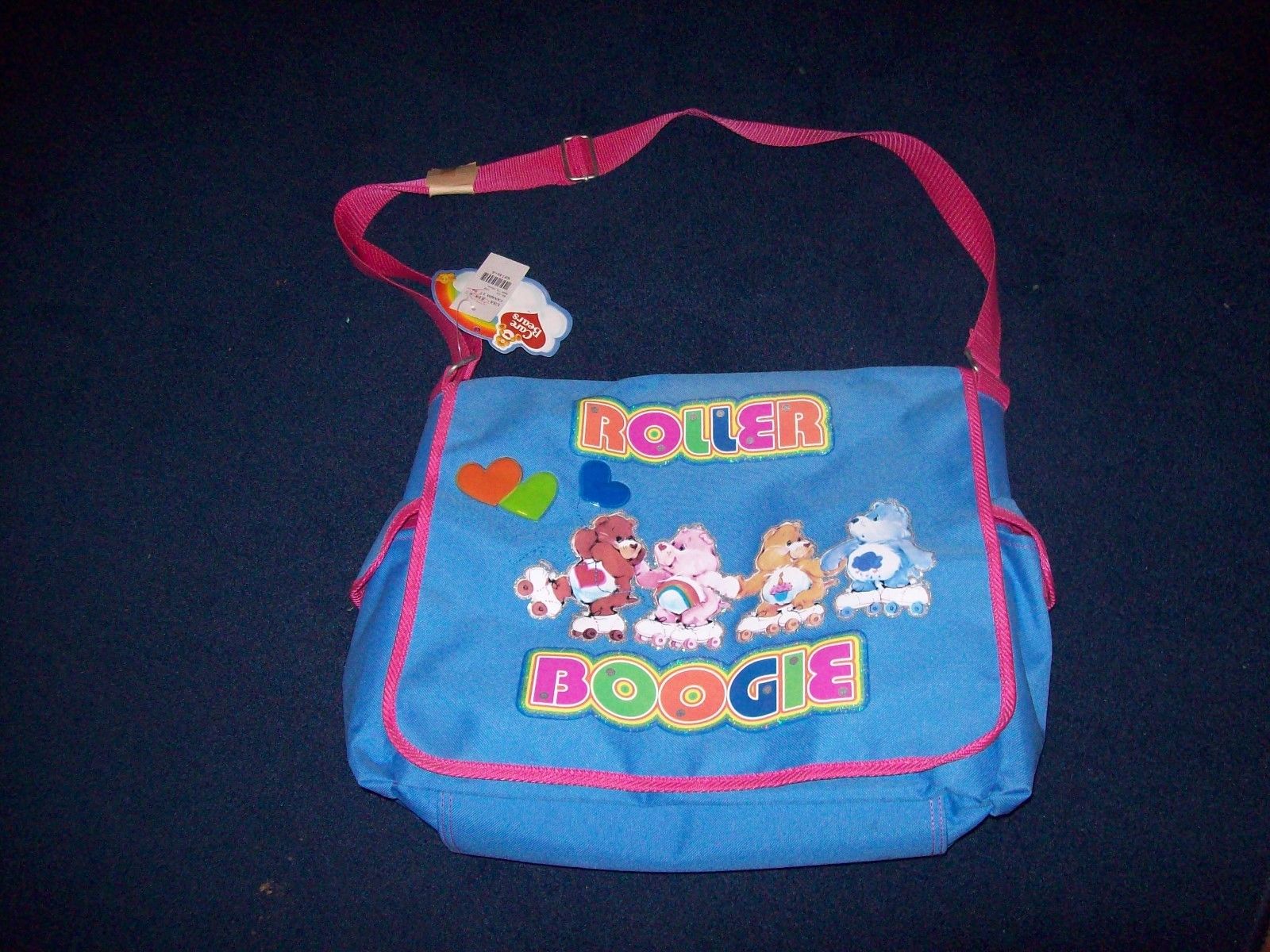 vtg Care Bear messenger book bag NWT shoulder Roller Boogie 2004