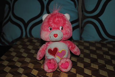 Pink Tie-Dyed LOVE A LOT Care Bears Plush Stuffed Animal Tie Dye 8