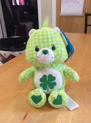 Care Bears Special Edition Country Fun Good Luck Bear Plaid NEW w/ tags 9 inches
