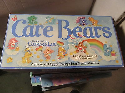 Care Bears 1980s VINTAGE board game Parker Brothers COMPLETE