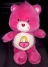 Care Bears Secret Bear Pink Talking Plush 2004 13”   Great Condition