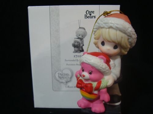 Precious Moments Surrounded By Christmas Cheer-Care Bears-Cheer Bear Ornament