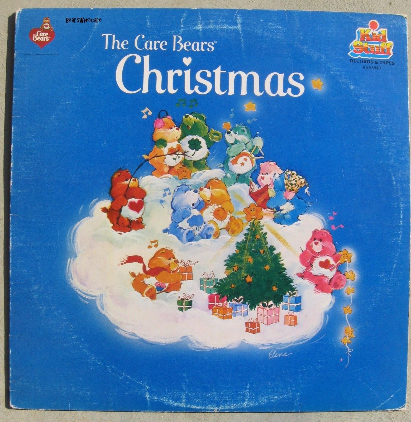 Care Bears Children's Christmas Record (KSS 5040) 1983 33rpm  LP