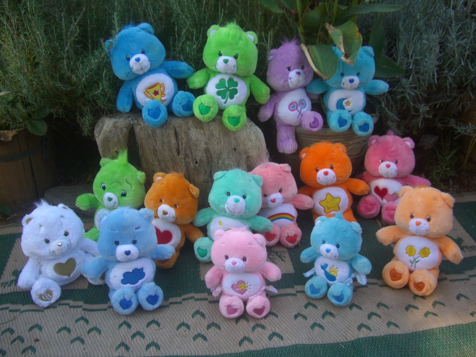Care Bears plush Beans bear Cousins friends character toy lot