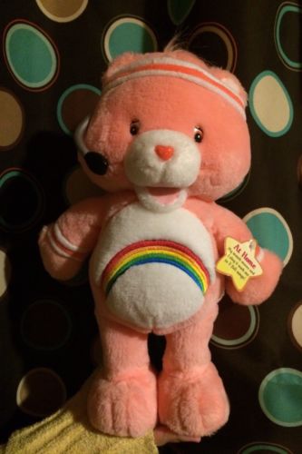 Care Bears Animated CHEER BEAR Sings Dances Talks HANG TAG Lets Get Physical 14