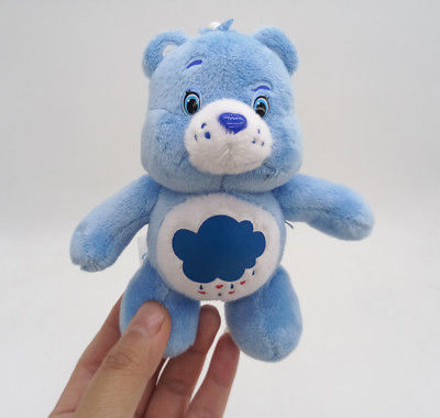 Care Bears blue Bear Plush toy 12cm Keychain Pendant  NEW