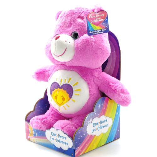 Care Bears Shine Bright Bear Medium Plush Stuffed Toy pink
