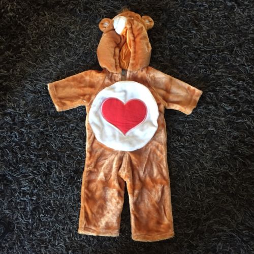 Care Bears TenderHeart Costume Size 3-12 Months Baby Rare Tender Heart Bear Love