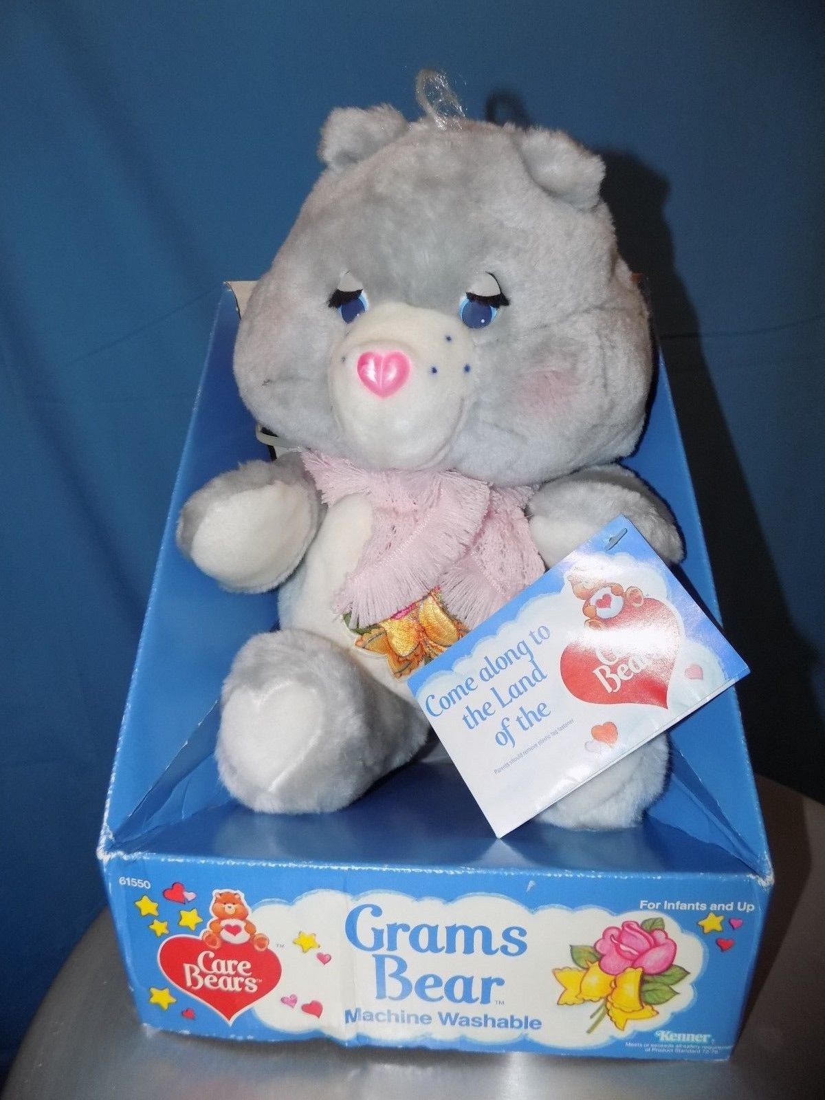 2895  NIB Vintage 1983 Grams Care Bear by Kenner Never removed from box.  