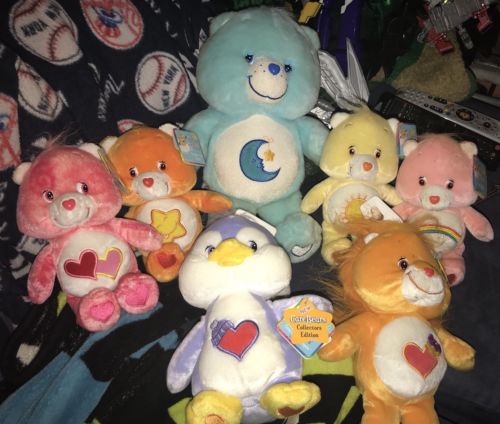 7 Care Bears Penguin Lion With Tags Plush Free Shipping Christmas Gifts
