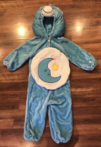 Care Bear Costume Blue Bedtime Bear Toddler 2-4T Bed Time