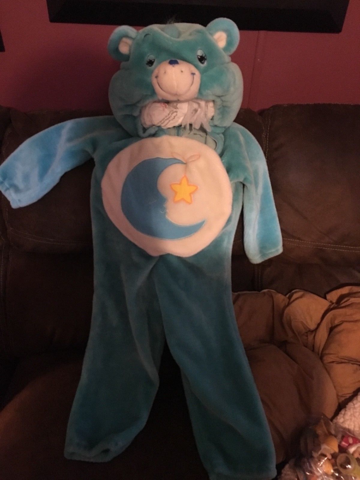 Bedtime Blue Bear 3T-4T Care Bear Warm Halloween Dress Up Costume Soft, Clean