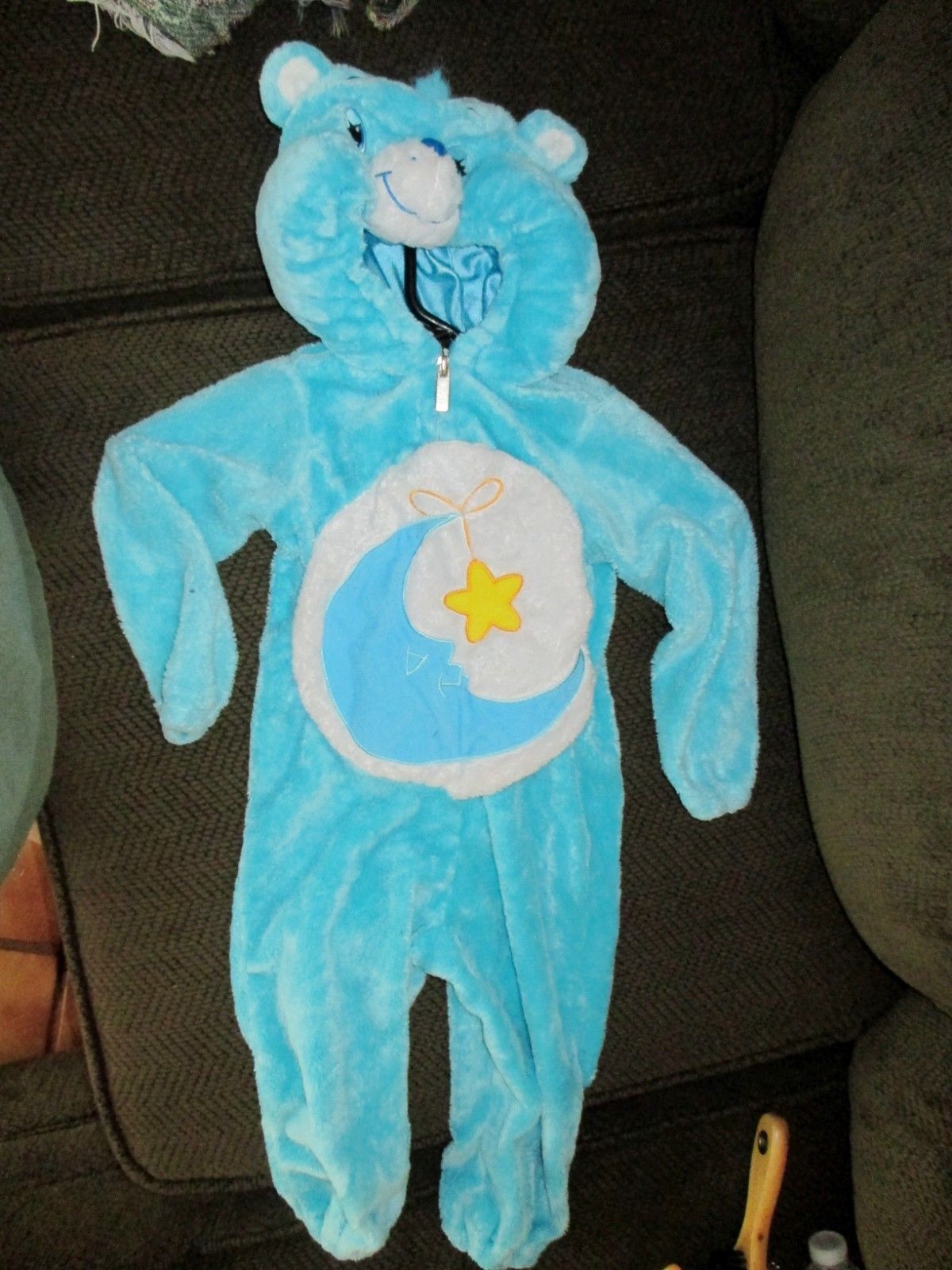 Care Bear Bedtime Blue Bear 3T-4T s Warm Halloween Dress Up Costume, 2003