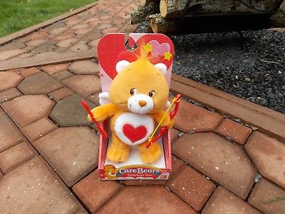 Care Bears Valentine's Day Tenderheart Bear Cupid Plush Play Along Jakks Pacific