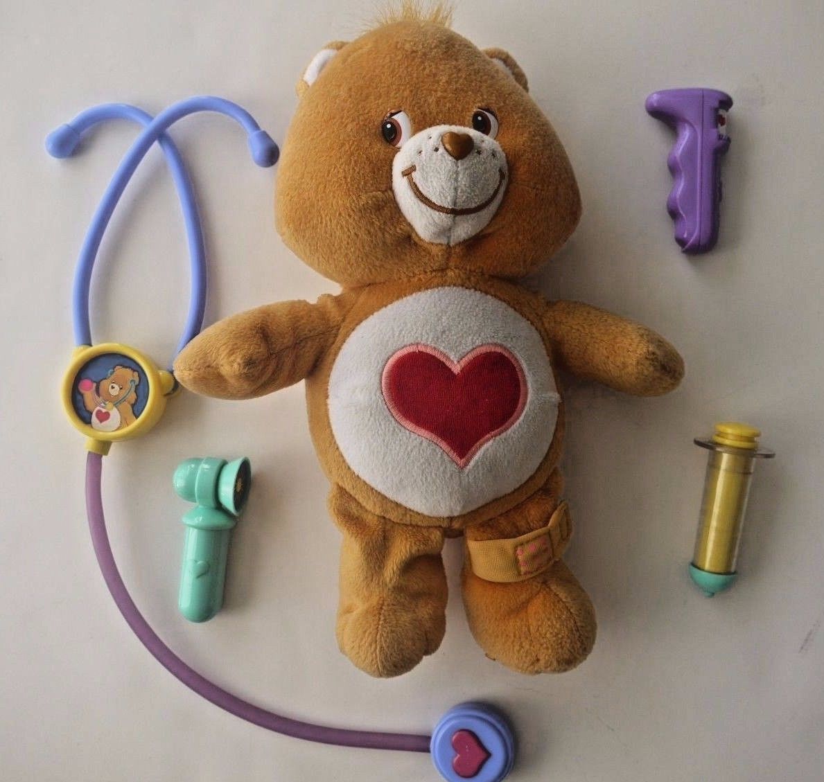Tenderheart Care Bears Get Well Talking Bear with Doctor Set 12
