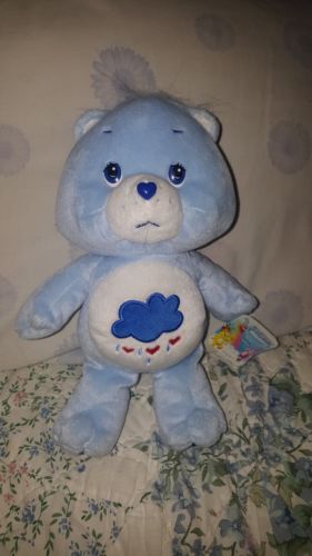 Care Bears Grumpy Bear Plush Toy Doll NWT 2004 Journey to Joke-a-Lot