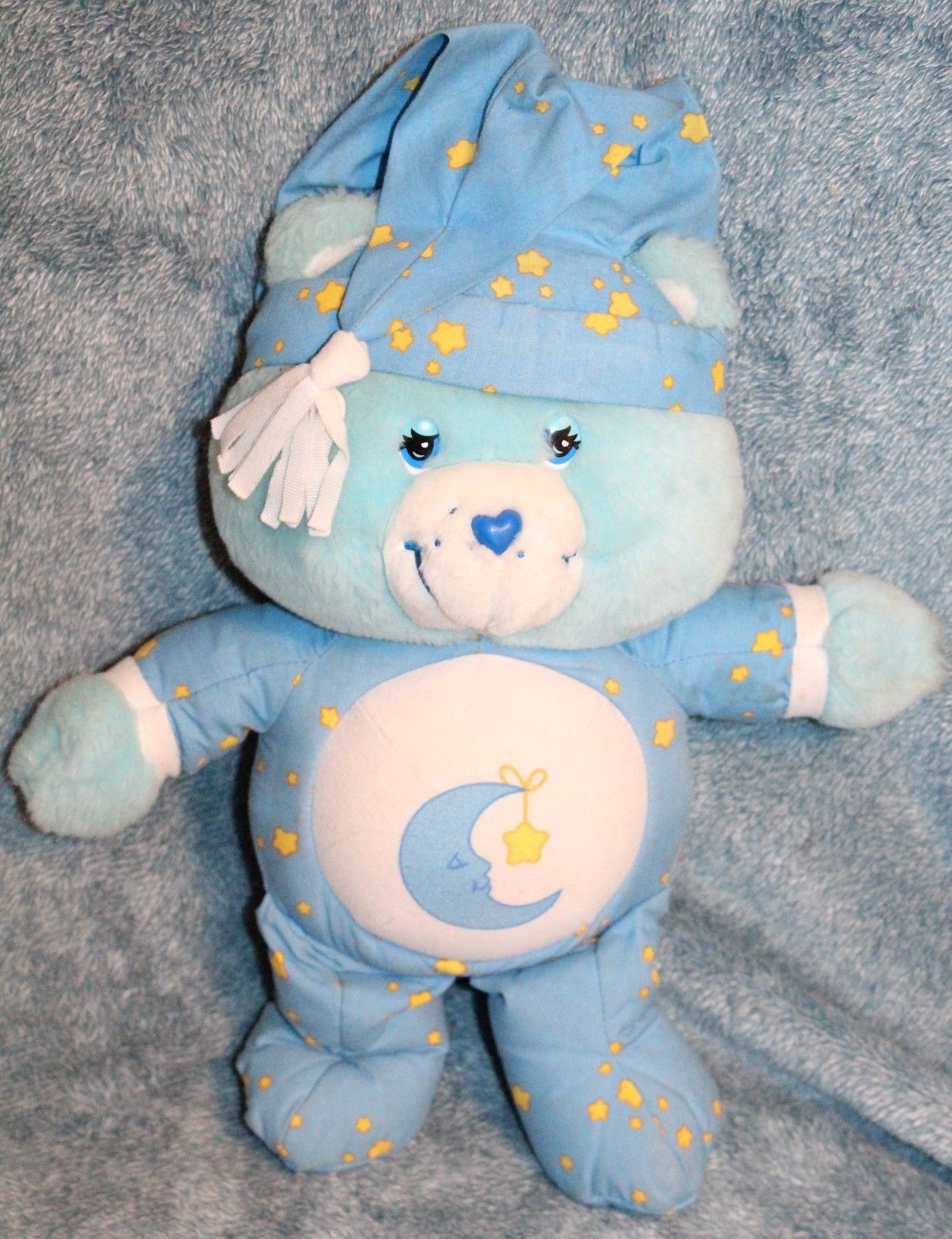 Talking Care Bears Bedtime Bear 2002  with Lullaby & Lighted Musical Tummy