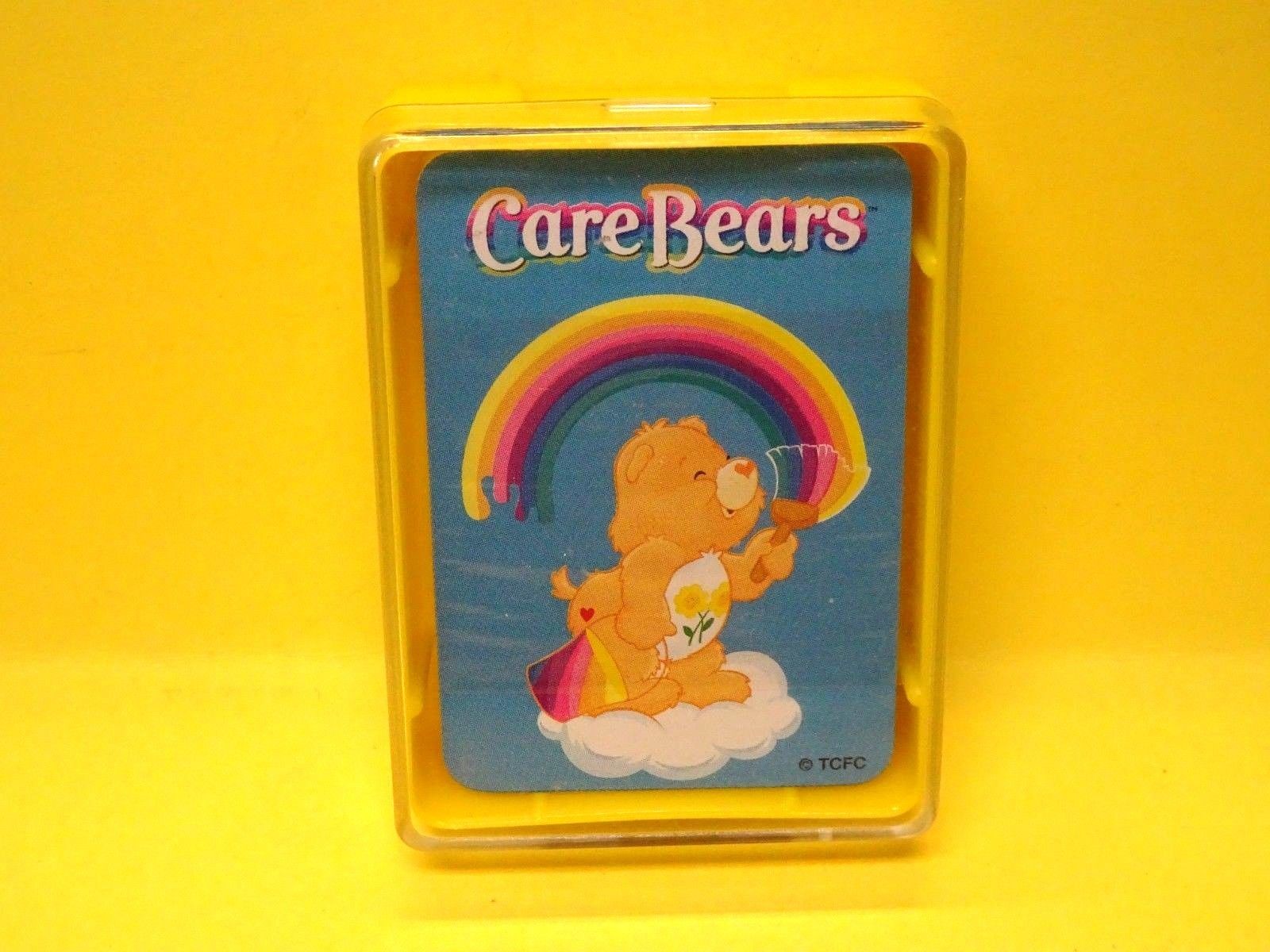 Vintage 2003 Care Bears Miniature Playing Cards Deck w/Plastic Case-Sealed