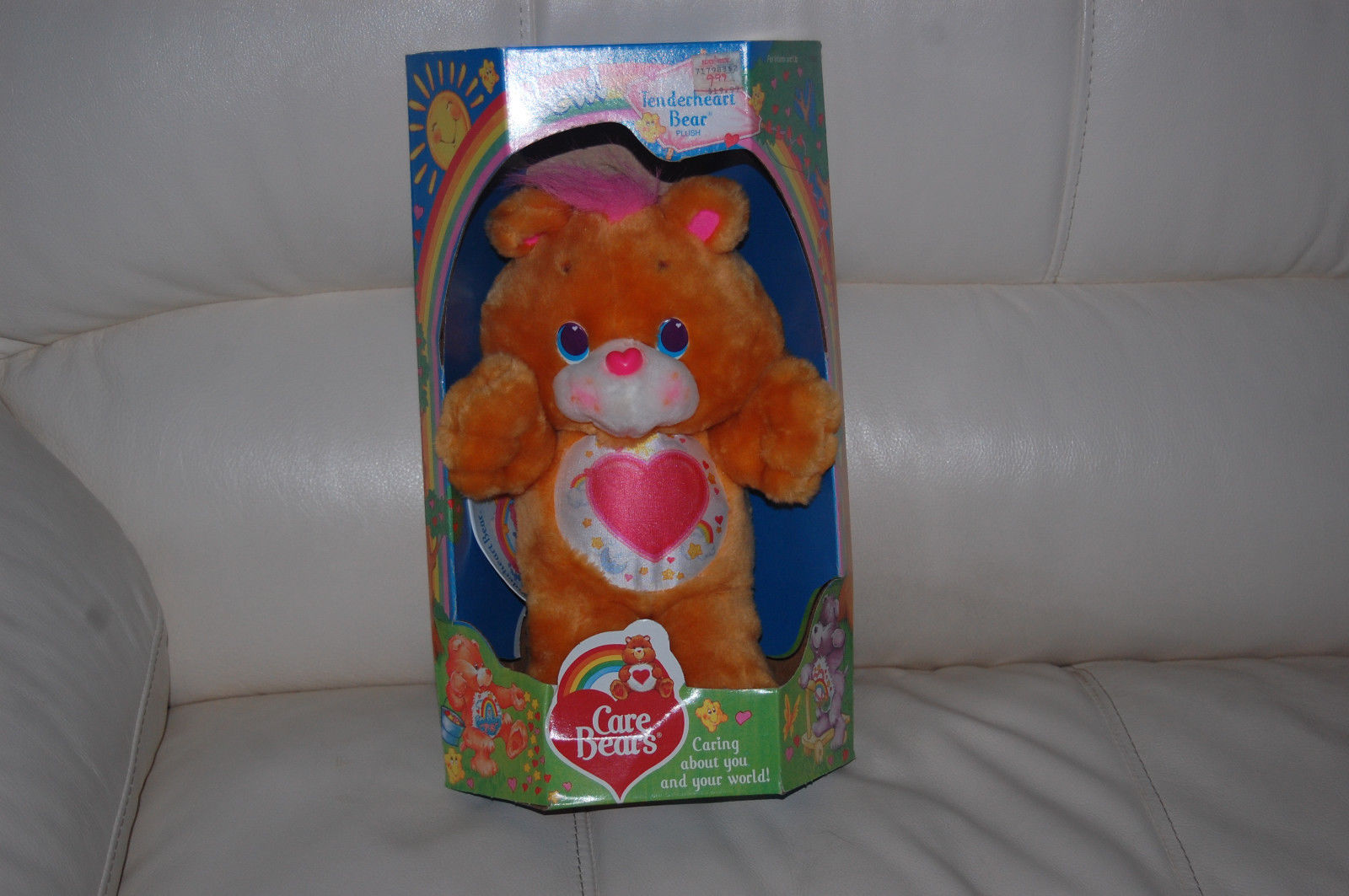 Care Bears Environmental TENDERHEART BEAR Plush w/Original Box Kenner 1991