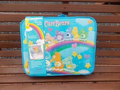 Care Bears 2 In 1 Travel Desk Dry Erase & Writing Set NEW