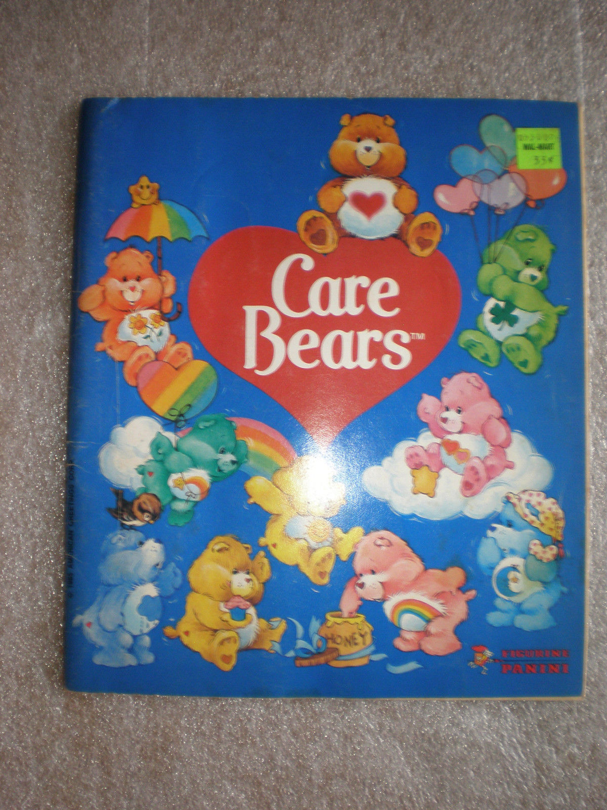 Care Bear Panini Sticker Book With All Stickers in Place Vintage Antique 1985-86