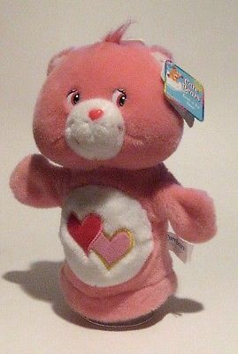Care Bears Plush Love-A-Lot Hand Puppet EPIC, NEW CONDITION NWT 2003 Retired