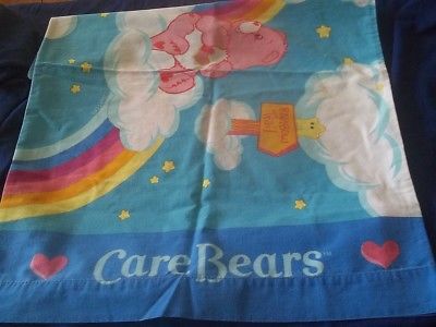 Vintage Care Bear Rainbow Trail Catch Some Fun Standard  Pillowcase