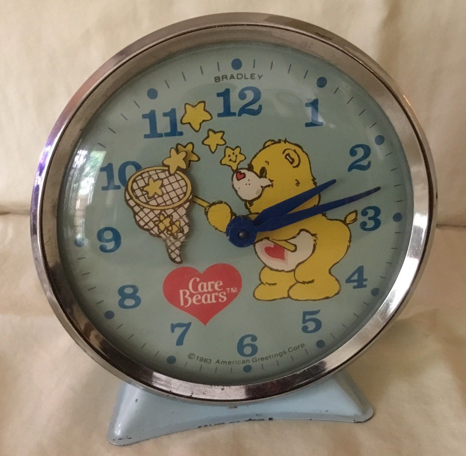 1983 Care Bears Animated Alarm Clock - Bradley Time