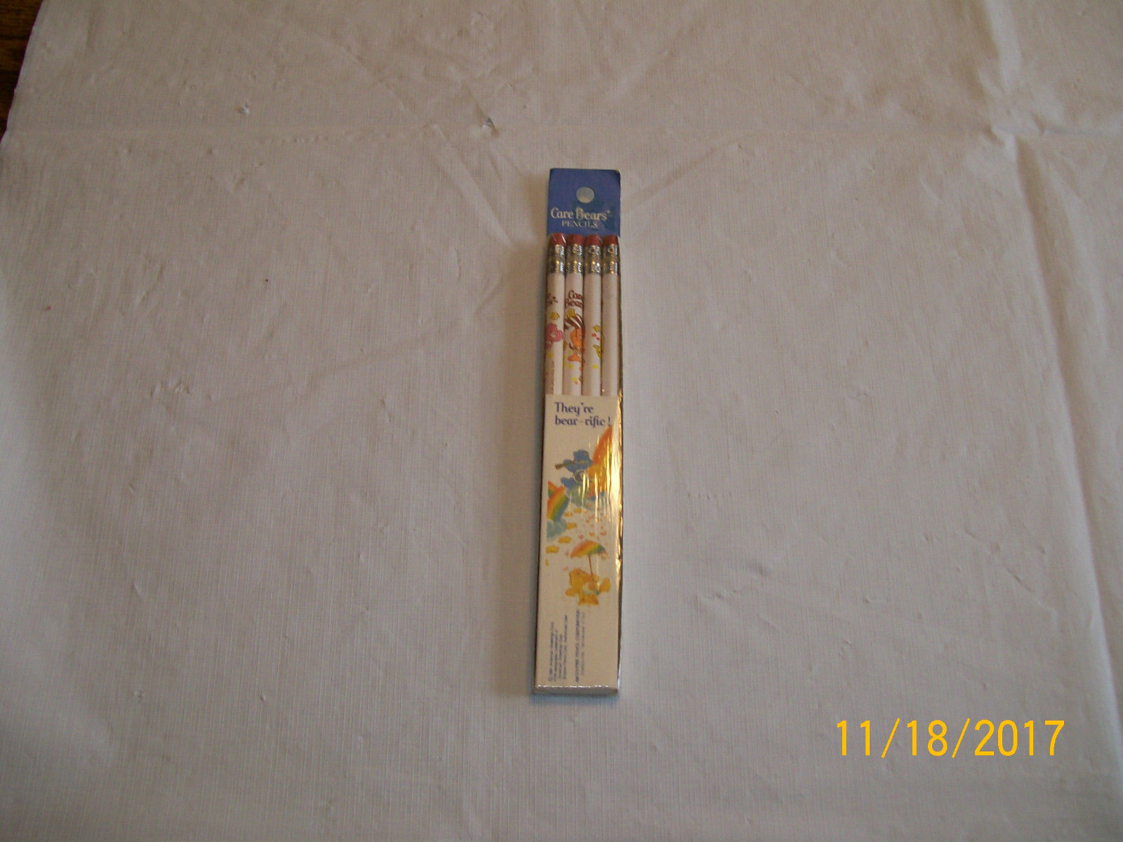 4 New "Care Bears" pencils