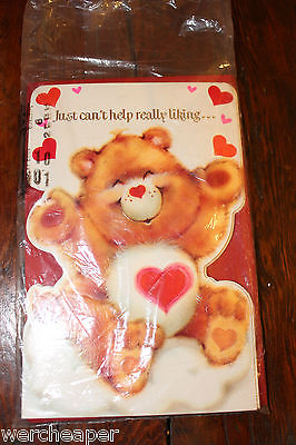 VINTAGE CARE BEARS AMERICAN GREETING CARD LOT OF 6 NEW SEALED 1983 STANDS UP