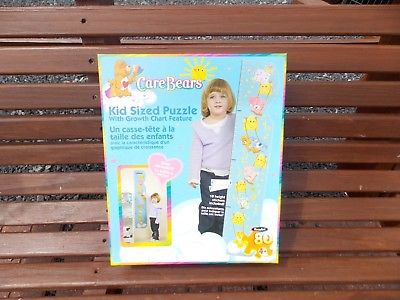Care Bears Kid Sized Puzzle w/Growth Chart Feature NEW IN BOX