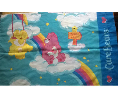 Care Bear Rainbow Trail Catch Some Fun Standard Size 2 Sided Pillowcase