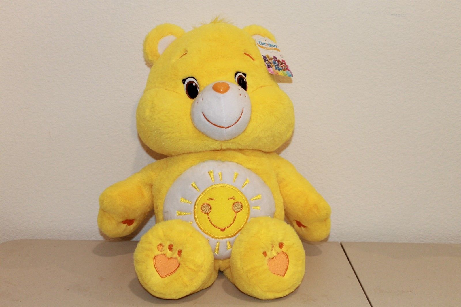 Care Bear Funshine Yellow Sun Embroidery Large Plush Stuffed Toy 24