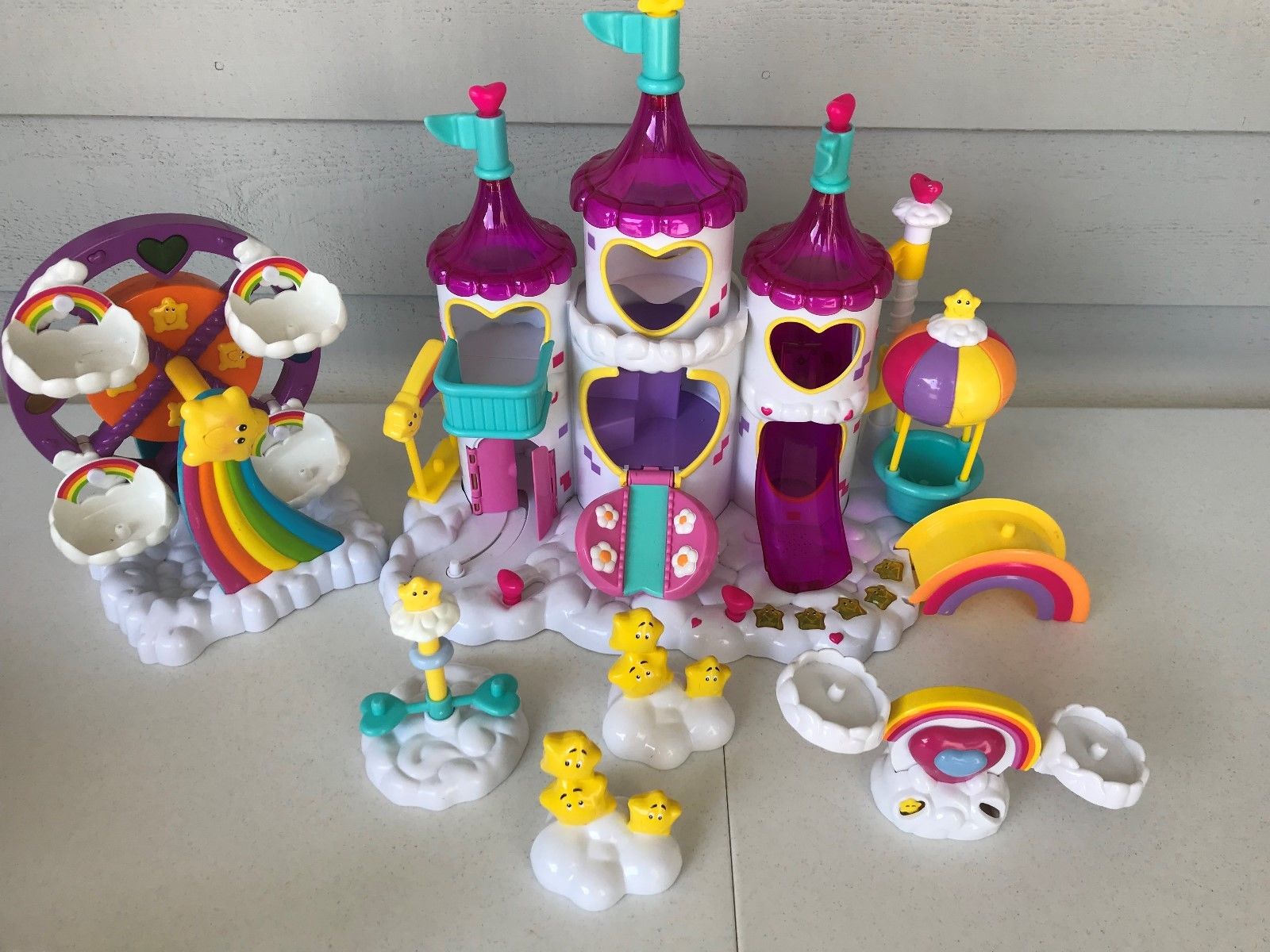CARE BEAR FIGURES, FUN PARK, CARE BEAR CARS AND BOOKS