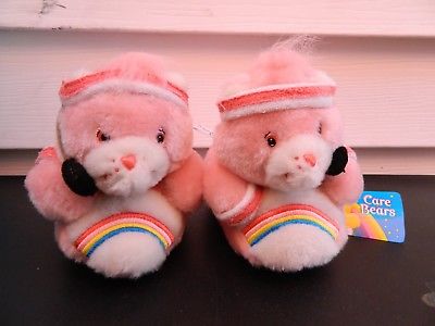 Care Bears Plush Childrens House Shoes Slippers sz 7-8 NWT 