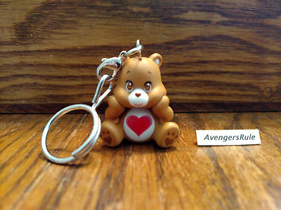 Care Bears Unbearably Cute Vinyl Keychain Series KidRobot Tenderheart Bear 1/96