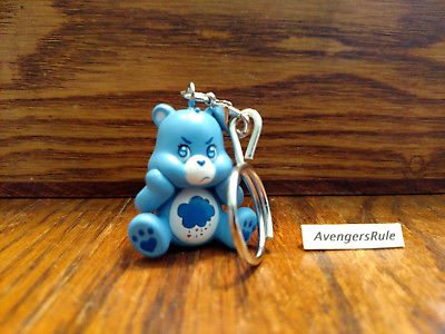 Care Bears Unbearably Cute Vinyl Keychain Series KidRobot Grumpy Bear 2/24