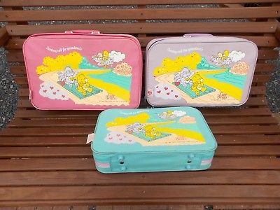 Care Bears Childs Vintage Nesting Suitcases Suitcase Set of 3 Luggage