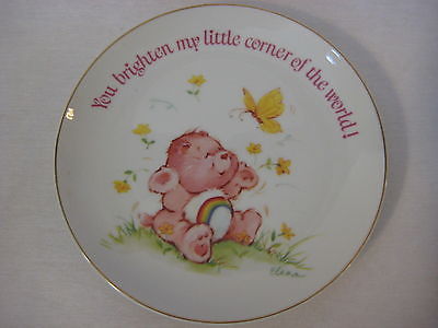 Care Bears You Brighten My Little Corner Of the World Lasting Memories Plate
