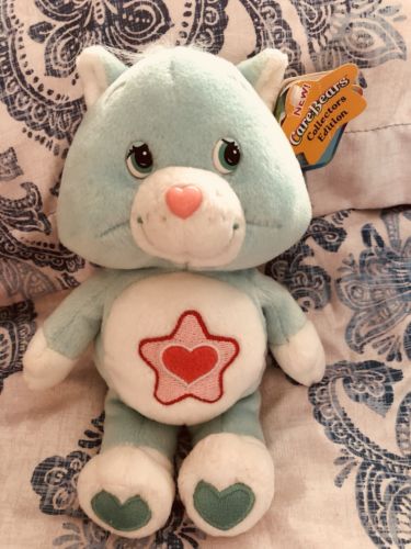 Care Bear 2003 Cousins Proud Heart Cat Series 2 #6   9” With The Tags