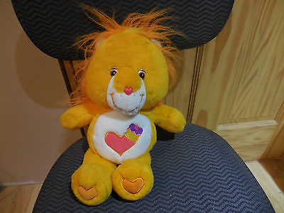 2004 Carebear Cousins Brave Heart Lion Plush Care Bears Lion Plush 13"