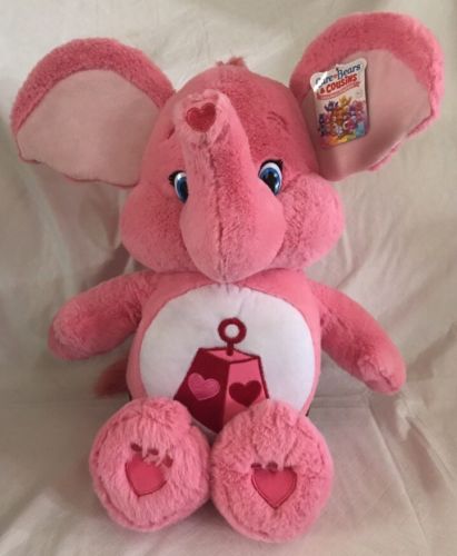 Care Bears & Cousins Lotsa Heart Elephant Pink Big Jumbo 20