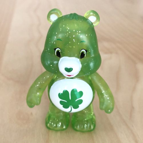 Care Bears Glitter Figure by Just Play, Good Luck Bear