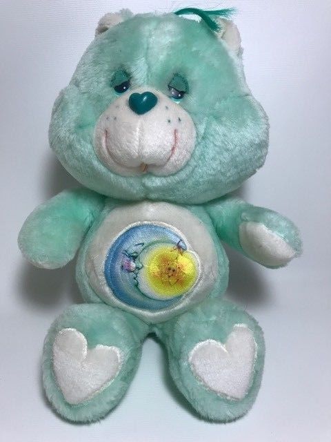 Vintage 1983 Bedtime Care Bear Plush bears cousin retro bed time stars moon nite