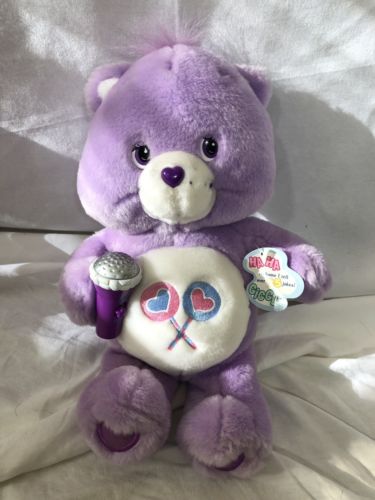 Care Bear Share Bear Battery Operated W/ Microphone Singing Toy Not Tested
