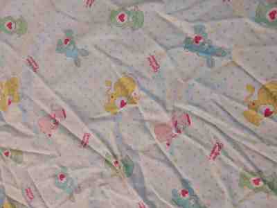 Vintage 1985 Care Bears Cousins fitted crib / pack n play sheet