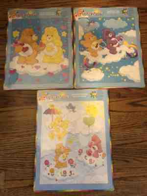 New 2003 Roseart Care Bears Cardboard Puzzles
